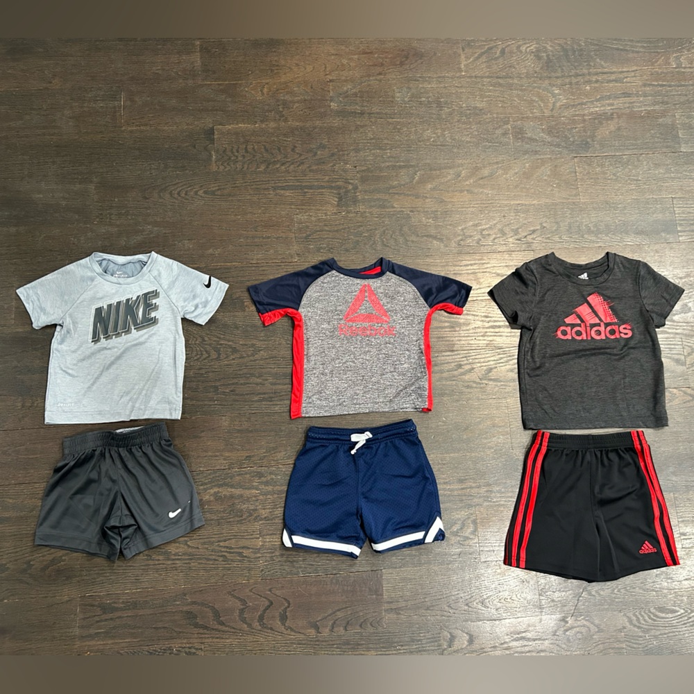 2T boys athletic sets. ALL 3 one price.